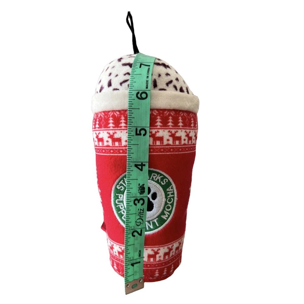 Starbarks Christmas Coffee Dog Plush Toy Holiday Hot Chocolate Reindeer Set 3 - Picture 11 of 16
